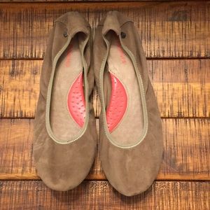 Hush Puppies suede ballet flats